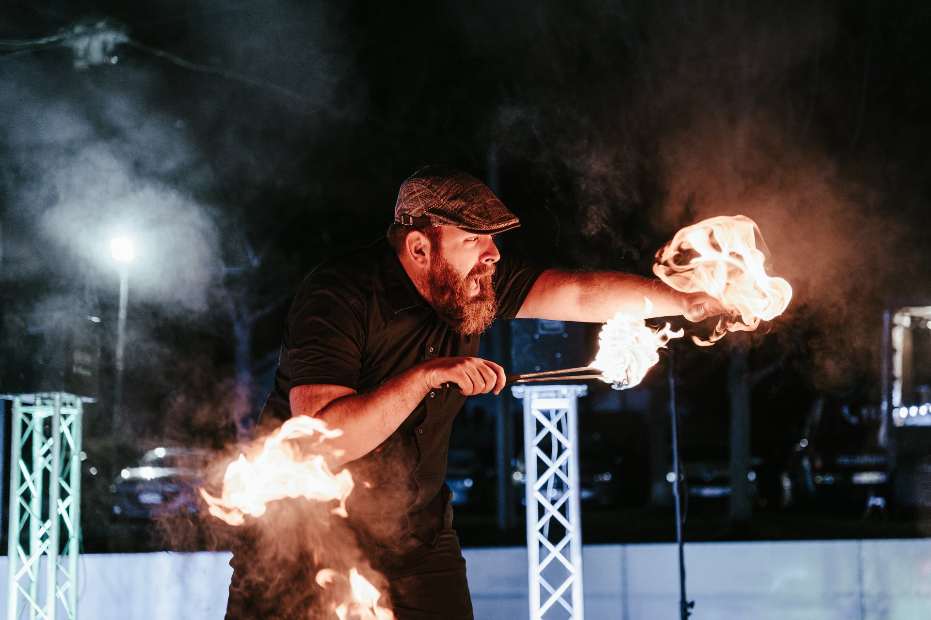 Feuershow – Bühnenperformance