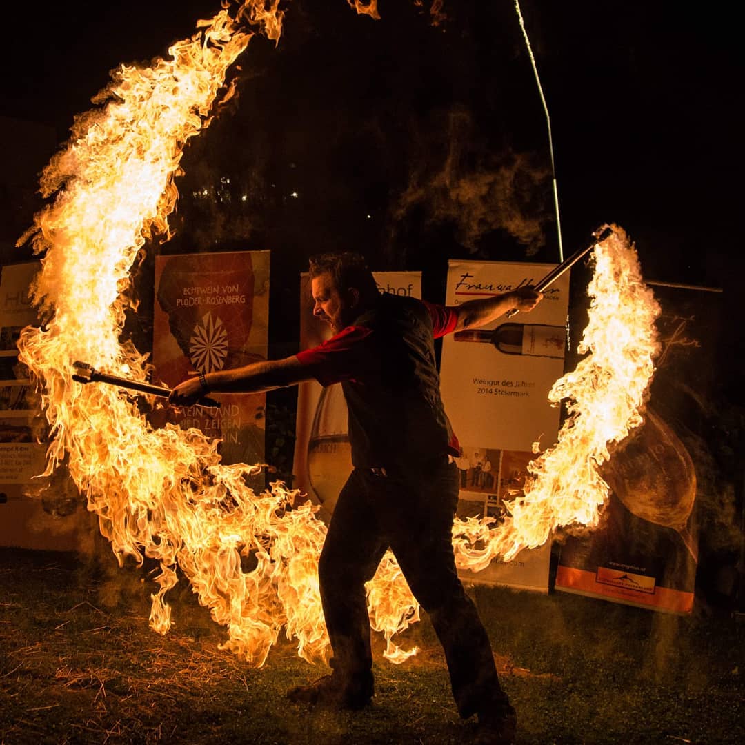 Feuershow – Fackelshow