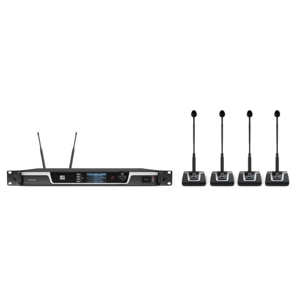 4-channel wireless microphone set